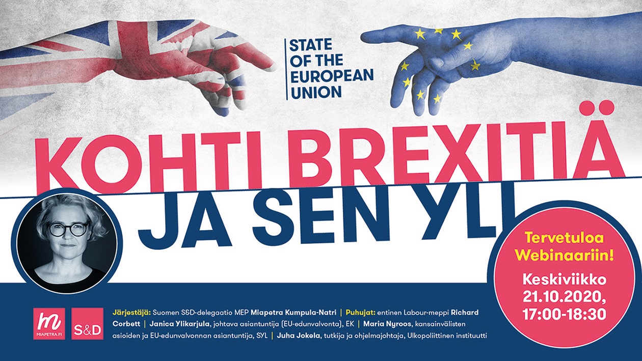 Katso tallenne: Webinaari: State of the Union – kohti Brexitiä ja sen yli