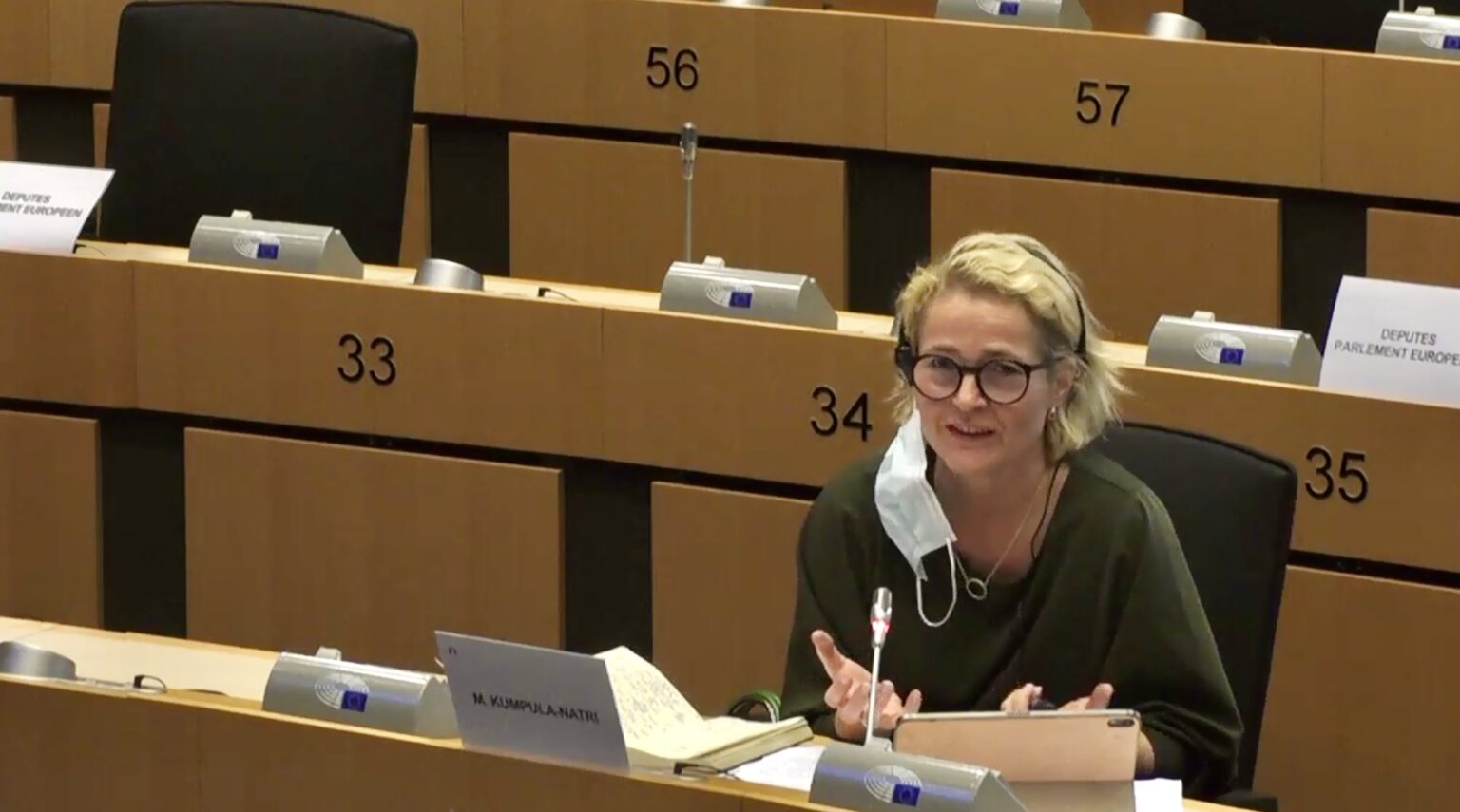 Europarlamentaarikko Kumpula-Natri nosti Vastaamo-tietomurron esiin komissaarin kanssa