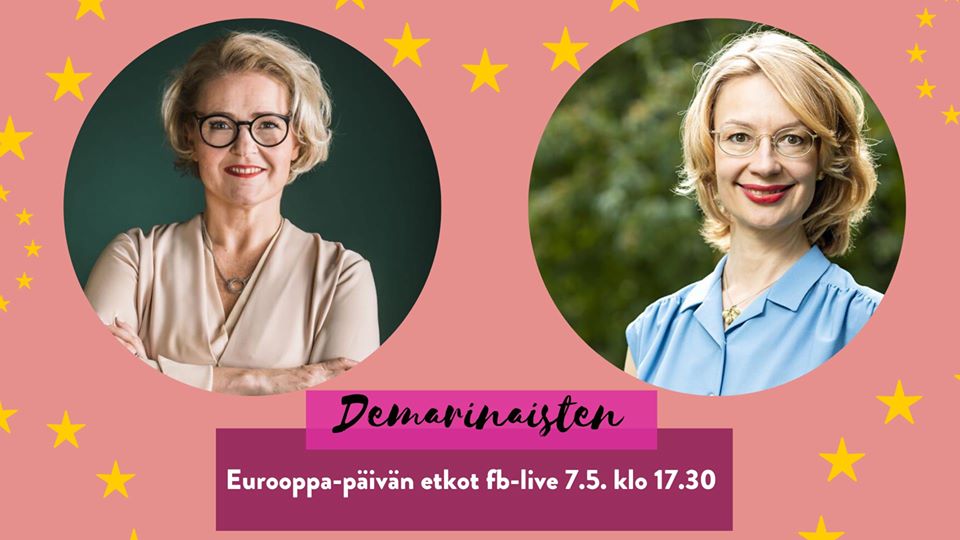 Katso tallenne: Vieraana Demarinaisten Facebook-livessä – Mikä on EU:n tasa-arvon tila?